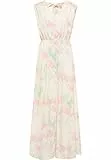 IZIA Damen Maxikleid mit Allover-Print 19322912-IZ01, ROSA Mint, S