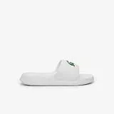 Lacoste Serve Slide 1.0 Herren-Sandalen, WHT/GRN, 47 EU