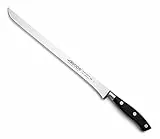 Arcos Schinkenmesser mit Edelstahlklinge 300 mm - Ergonomischer Griff aus Polyoxymethylen (POM), Elegantes Design für Komfort - Schwarz, Serie Riviera
