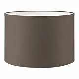 Home Sweet Home Moderner Lampenschirm Bling | Zylinder |30/30/20cm | Taupe | Stoff-Lampenschirm aus Baumwolle | für E27 Lampenfassung | RoHS-geprüft | geeignet für Tischlampe