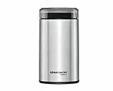 ROMMELSBACHER Kaffeemühle EKM 100 - Schlagmesser,Bohnenbehälter, Füllmenge 70 g, Mahlgrad über Mahldauer wählbar, auch für Gewürze, Zucker, Nüsse, 200 Watt