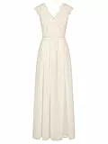 ApartFashion Damen Hochzeitskleid Kleid, Creme, 36 EU