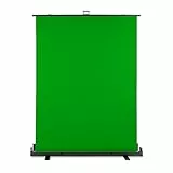 Walimex pro Roll-up Panel Hintergrund grün 155 x 200 cm, Greenscreen Fotohintergrund mit Transportbox, Hintergrundsystem für Fotostudio, knitterfreie Fotoleinwand ideal für Chromakeying