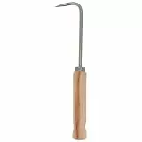 YARNOW Hand Unkrautstecher Edelstahl Unkraut Entferner GeräT Pflanzhilfe Samen Pflanzgefäß Werkzeug, Unkrautstecher Mit Holzgriff Garten Manueller Weeder, Zum Graben Umpflanzen Unkrautbek mpfungsger