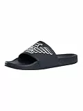 Emporio Armani Herren Scarpe Slider, Blue/White, 42 EU