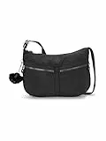 Kipling IZELLAH Mittelgroße Umhängetasche, Black Noir (Schwarz)