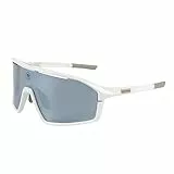 Endura Unisex Erwachsene Gabbro Radbrille II | HD-Gläser | Wrap-Around-Ausführung | Antibeschlagbeschichtung Brille, Weiß, Einheitsgröße