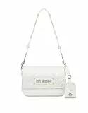 Love Moschino Damen Jc4210pp0m Schultertasche, Weiß