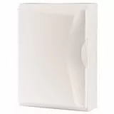 Eaton 110160 Kleinverteiler, AP, SK II, 4-Reihig mit Kunststofftür, Weiß, Rückwand