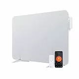 BR Bringer Hybrid Infrarotheizung 1000 Watt mit Konvektion - Smart Thermostat, WIFI & App - für Wandmontage oder als Standgerät für Räume bis 20m² - Energiesparend - Deutsche Qualitätsmarke (weiß)