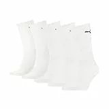 PUMA Unisex Crew Socken, Weiß, 47-49 EU