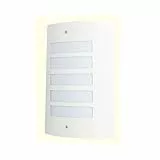 BRILLIANT Todd Außenwandleuchte weiß – wetterfeste Außenlampe – Wandlampe außen für Hauswand, Eingang & Garten – E27 Sockel