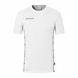 uhlsport Herren Progressive 28 Poly Kurzarm Shirt, Weiß, M EU