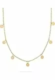 Esprit Damen-Kette Edelstahl One Size, Gelbgold 32023393