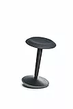 Sedus Se:Fit Color, ergonomischer Bürohocker, Sitz-/Stehhilfe, perfekte Ergänzung für höhenverstellbare Schreibtische (Anthrazit, Gestell Schwarz)