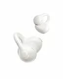 Baseus BC1 Open Ear Kopfhörer, Ohrclip mit Beeindruckender Klang, Adaptiver Bassverstärkung, Bluetooth 6.0, Geräuschunterdrückung bei Anrufen, IP55, 38H Akk, Leicht Buds - Sanftes Weiß