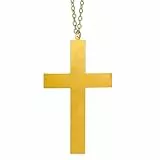 W WIDMANN MILANO Party Fashion - Kreuzkette, gold, Halskette, Schmuck, Nonne, Pfarrer, Papst, Mönch, Bischof