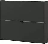 Germania Schuhschrank 1368-549 GW-Ameca, in Graphit/Navarra-Eiche, geringe Tiefe - ideal für schmale Flure, 100 x 83 x 18 cm (BxHxT)