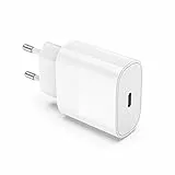 20W USB C Ladegerät, iPhone Ladegerät USB-C Schnellladegerät PD Power Adapter Netzteil Stecker Fast Charger Delivery for iPhone 13/13 Pro/13 Pro Max/12/11/SE/iPad
