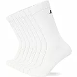 FM London Unisex (8er-pack) Gepolsterte Unisex-sportsocken Sports Socks, Weiß, 43-46 EU