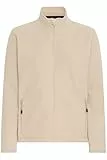 NORTH BEND NBConna Fleecejacke atmungsaktiv sportliche und wärmende Jacke mit Stehkragen, Größe:46, Farbe:Simply Taupe (1136)