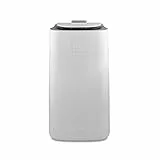 De'Longhi Pinguino GentleJet Inverter – Mobile Klimaanlage 3-in-1 mit Luftentfeuchter & Ventilator, 13000 BTU/h für Räume 130 m³, leiser Betrieb, Energieeffizienzklasse A+, Weiß (PACAP130IGENTLEJET)