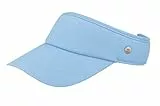 Balke Sonnenschild Visor mit Klettverschluss für Damen und Herren One Size, Hellblau