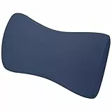 HOTUT Lendenwirbelstütze Kissen,Orthopädisches Lendenwirbelkissen aus Memory Foam,Lendenkissen zum Schlafen für Bett, Sofa, Stuhl, Auto und Bürostuhl(Dunkelblau)