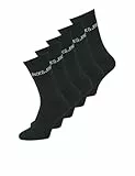 JACK & JONES JACREGEN TENNIS SOCK 5 PACK NOOS, Schwarz, Einheitsgröße