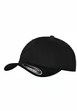 Flexfit Unisex Flexfit Wooly Combed Baseballkappe, blk/blk, S-M EU