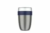 Mepal - Thermobehälter Ellipse - Thermo Lunchpot - Praktischer Joghurtbecher & Suppenbecher zum Mitnehmen - 6-8 Stunden heiß & 12 Stunden kalt - 500 + 200 ml - Vivid blue