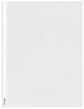 Esselte Standard Prospekthüllen-Set, 100 Stück, A4 Format, Farblos mit matter Oberfläche, Obere Öffnung, 0,065 mm PP-Folie, 23752