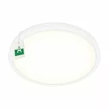 Bzavor LED Deckenlampe Effizienzklasse A 210lm/w 4000K 8W 1680lm,Rund Ø23cm LED Deckenleuchte Flach IP54 Wasserfest Lampe Panel für Küche Wohnzimmer Badezimmer Flur Schlafzimmer, Weiß, Ultra Dünn