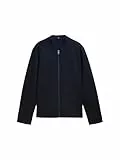 TOM TAILOR Herren Piqué Sakko in Bomber-Style, 10668 - Sky Captain Blue, XXXL