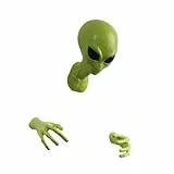 Gcljlmy Alien-Wandskulptur, Wandkunst, Dekor, Kunsthandwerk, Sammlerstück, Halloween-Dekor, kreative Statue für Schlafzimmer, Büro, Wohnzimmer, Bar