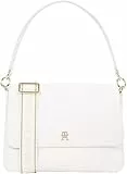 Tommy Hilfiger Damen Schultertasche Joy mit Logo, Weiß (Ecru), Einheitsgröße