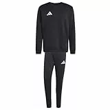 adidas Herren Sweatanzug Entrada 26 Sweatsuit Crew Black/White S