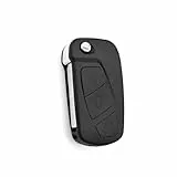 JZK 3-Tasten Ersatzschlüsselanhänger für Ford Ka, Autofernbedienung, Autoschlüsselhülle für Ford KA MK2 2008-2016, Schlüsselgehäuse mit ungeschliffenem SPI22 Schlüsselbart