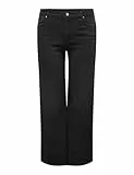 ONLY Carmakoma Damen Carsnow Hw Wide DNM Jeans PIM Wb, Washed Black, 46W / 32L EU