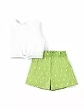 PATPAT Bekleidungssets für Mädchen Sommer, Kurze Hose|Shorts Mädchen T-Shirt Tops Mädchen Set, Sporthose Activewear Freizeit - Perfekt für Teenager Kinder Geburtstage Geschenk Strandpartys 3-12Jahre