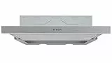 Bosch DFM064W54 Serie 2 Flachschirmhaube, 60 cm breit, Um- & Abluft, Made in Germany, LED-Beleuchtung gleichmäßige Ausleuchtung, Wippenschalter,3 Leistungsstufen,Metallfettfilter spülmaschinengeeignet