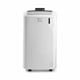 De'Longhi Pinguino - 3-in-1 Mobiles Klimagerät, für Räume bis 27 m², mit Luftentfeuchter & Ventilator, 9400 BTU, Leiser Betrieb, Fernbedienung, 24h-Timer, Energieeffizienzklasse A (PACEM82)