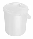 Rotho Babydesign, Bella Bambina, Kunststoff-Windeleimer geruchsdicht ohne Nachfüllkassetten, umweltfreundlich & hygienisch, ideal für den Wickeltisch 26×26×31 cm (L×B×H), 10 L, weiß,