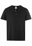 camel active Herren Kurzarm Henleyshirt aus Reiner Baumwolle Dunkelgrau, Menswear-XXL