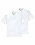 Schiesser Herren 2 Pack Shirt V-ausschnitt - American Unterhemd, Weiss_008151, XL EU