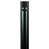 Kabelkanal selbstklebend, 100x7x2,1cm (Platz für bis zu 8 Kabel, 3M Klebestreifen, PVC, kürzbar, halbrund, für Schreibtisch, Wand, Sockel, Fußboden etc.) schwarz