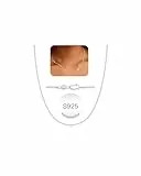 ZHESHY Kette Silber 925 Damen Silberkette Damen 925 Ohne Anhänger Feine Halskette Sterling Silber Breite 0.8/1/1.3mm Wasserfest Antioxidation Silberschmuck Geschenke Für Frauen Mädchen Länge:40cm-55cm