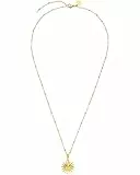Purelei Sun Kette Damen (Gold) – Halskette Damen aus langlebigem Edelstahl – Wasserfeste Kette mit Anhänger – 50-55 cm Länge verstellbar – Halskette für deinen individuellen Look
