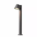DAWALIGHT Pollerleuchte GU10 5W 3000K LED Wegeleuchten Aussen IP44 Wasserdicht Stehlampe Außen für Garten Draußen, Aluminium, Anthrazit