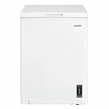 Comfee RCC100WH2(E) Gefriertruhe/169 kWh/Jahr/85cm hoch/99L/38dB/Geringe Lautstärke/Hoch effizientesD-förmigesRohr/Geeignet für verschiedene Einsatzszenarien/Einstellbarer Temperaturregler/Weiß